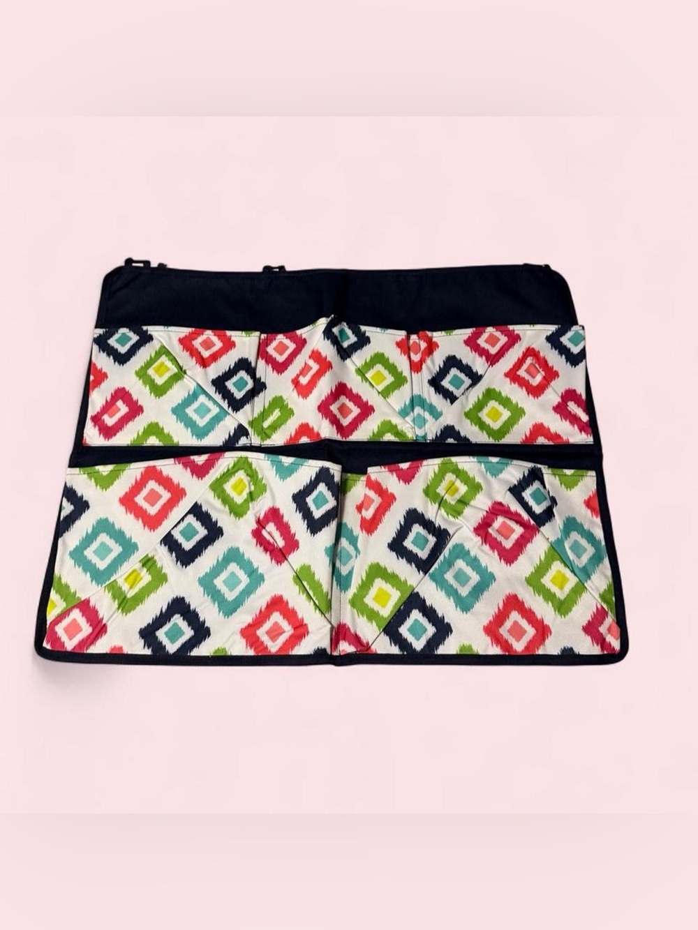 thirty-one Multi-Color Geometric Organizer Insert with blue Trim